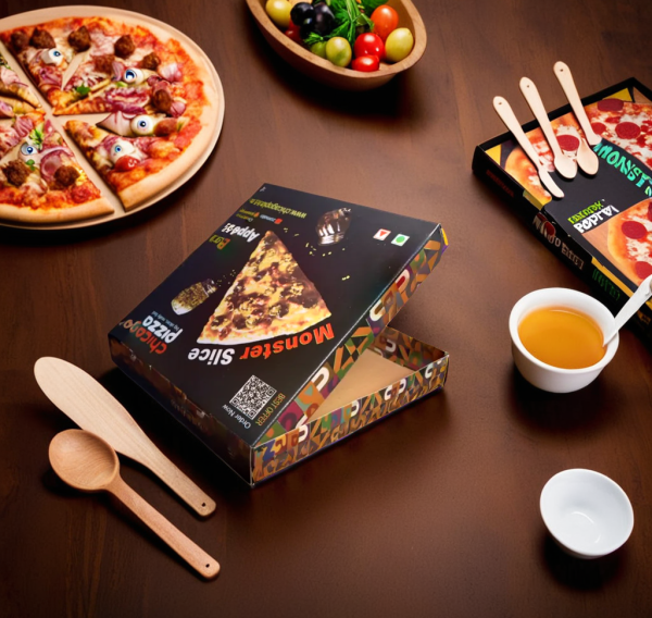 Printed Pizza Packaging Box